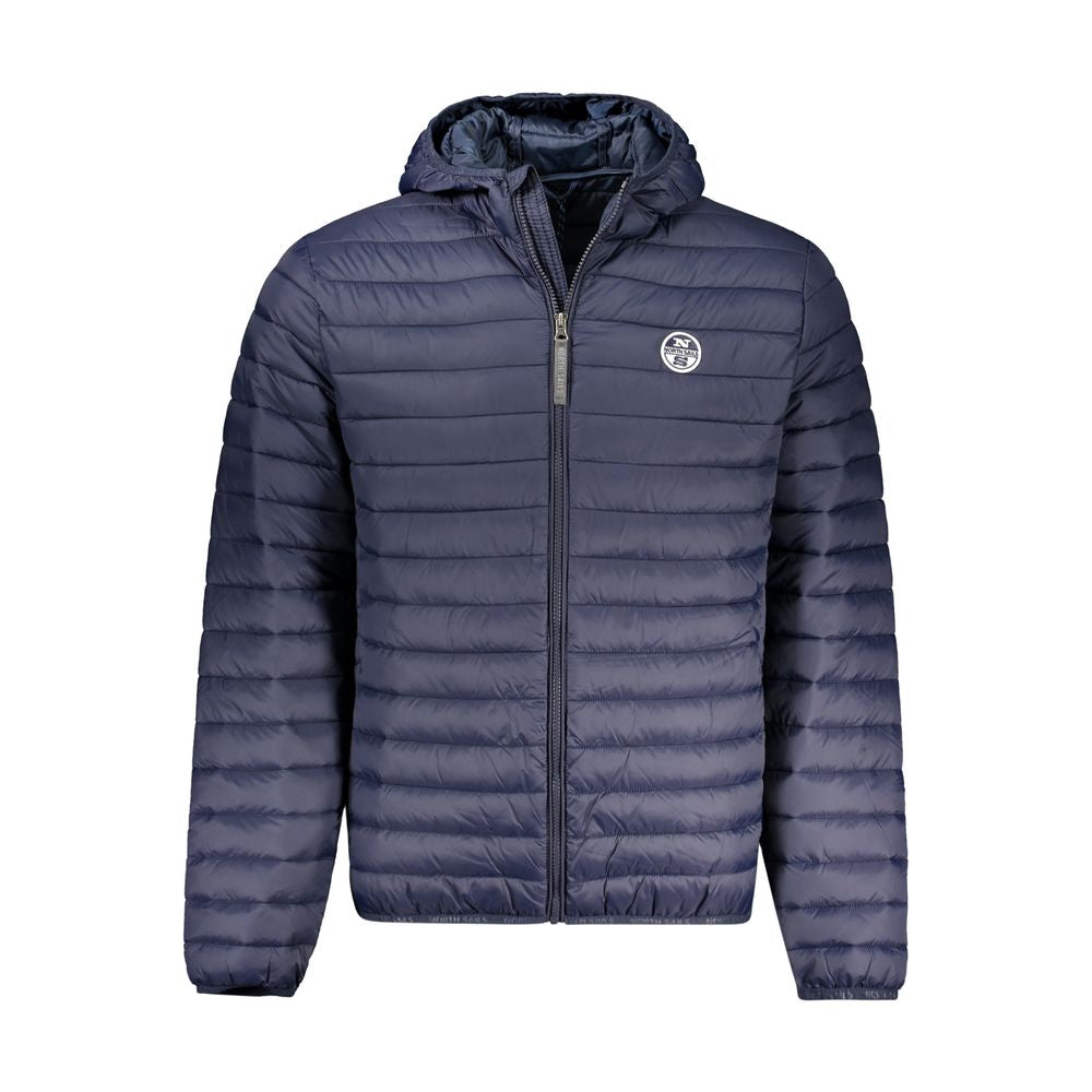 North Sails Blue Polyamide Men Jacket North Sails