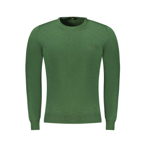 Cavalli Class Verde Viscose Men Sweater Cavalli Class