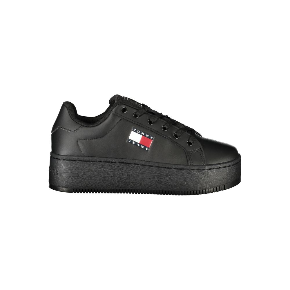 Tommy Hilfiger Black Polyethylene Women Sneaker Tommy Hilfiger