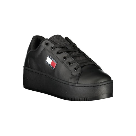 Tommy Hilfiger Black Polyethylene Women Sneaker Tommy Hilfiger