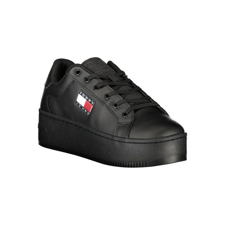 Tommy Hilfiger Black Polyethylene Women Sneaker Tommy Hilfiger