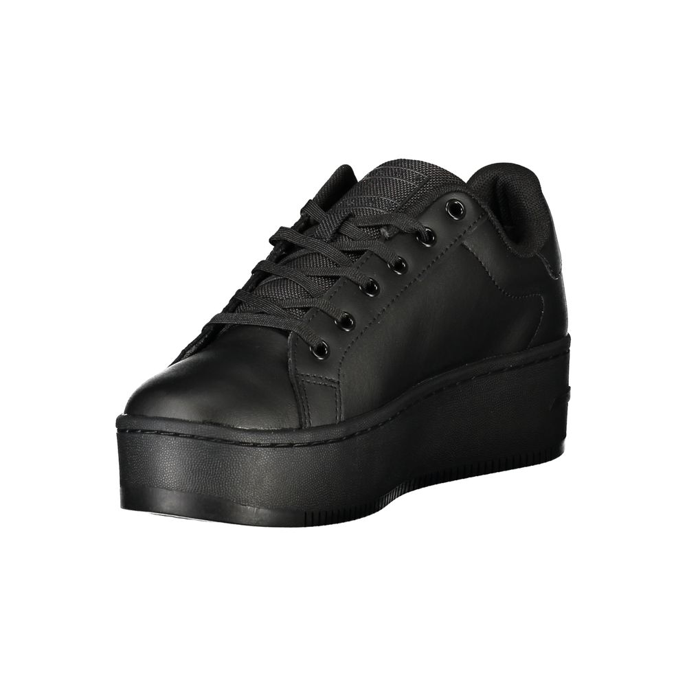 Tommy Hilfiger Black Polyethylene Women Sneaker Tommy Hilfiger
