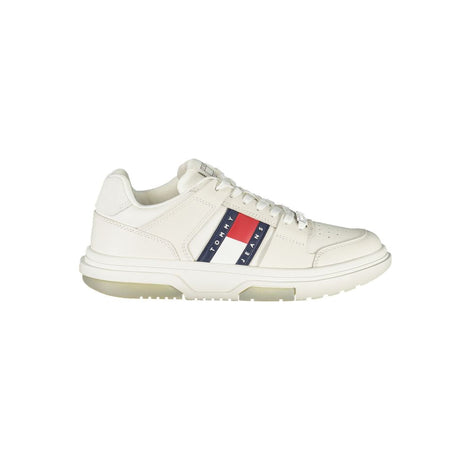 Tommy Hilfiger White Leather Women Sneaker Tommy Hilfiger