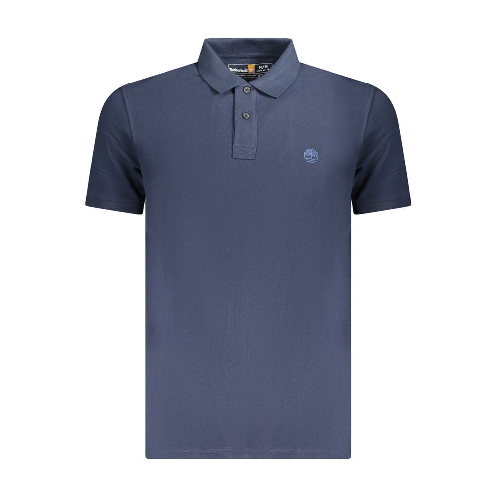 Timberland Blu Cotton Mens Polo Timberland