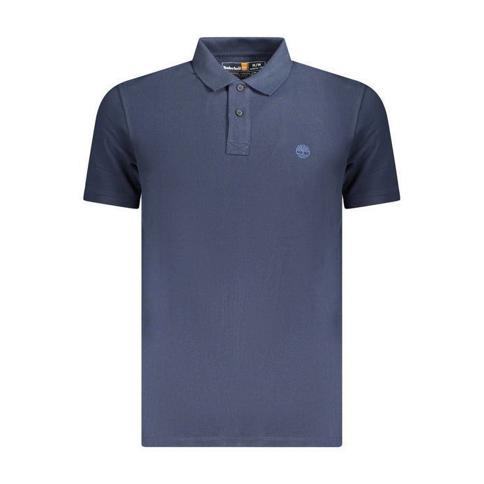 Timberland Blu Cotton Mens Polo Timberland
