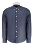 North Sails Blue Cotton Men Shirt North Sails