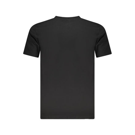 Cavalli Class Schwarzes Baumwoll-T-Shirt für Herren