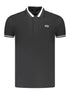 Cavalli Class Black Cotton Men Polo Cavalli Class