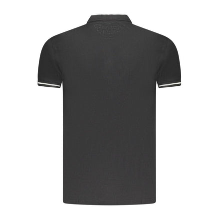 Cavalli Class Black Cotton Men Polo Cavalli Class