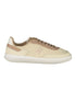 Tommy Hilfiger Beige Leather Women Sneaker Tommy Hilfiger