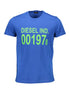 Diesel Blue Cotton Men T-Shirt Diesel
