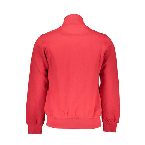 La Martina Rosso Cotton Men Sweatshirt La Martina