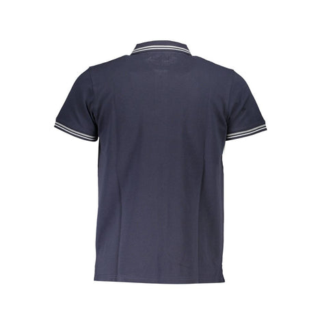 Cavalli Class Blu Cotton Men Polo Cavalli Class