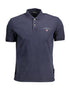 Napapijri Blu Cotton Men Polo Napapijri