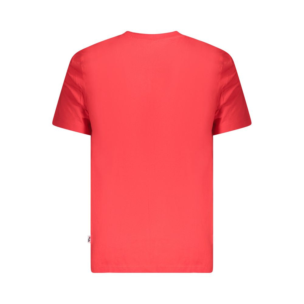Fila Red Cotton Men T-Shirt Fila