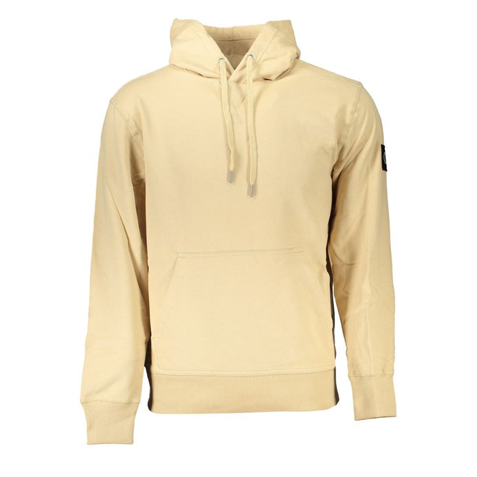 Calvin Klein Beige Cotton Men's Sweatshirt Calvin Klein