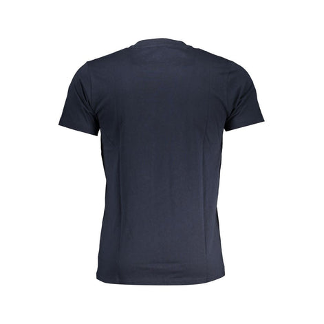 Cavalli Class Blu Cotton Men T-Shirt Cavalli Class