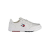 Tommy Hilfiger White Polyurethane Men's Sneaker Tommy Hilfiger