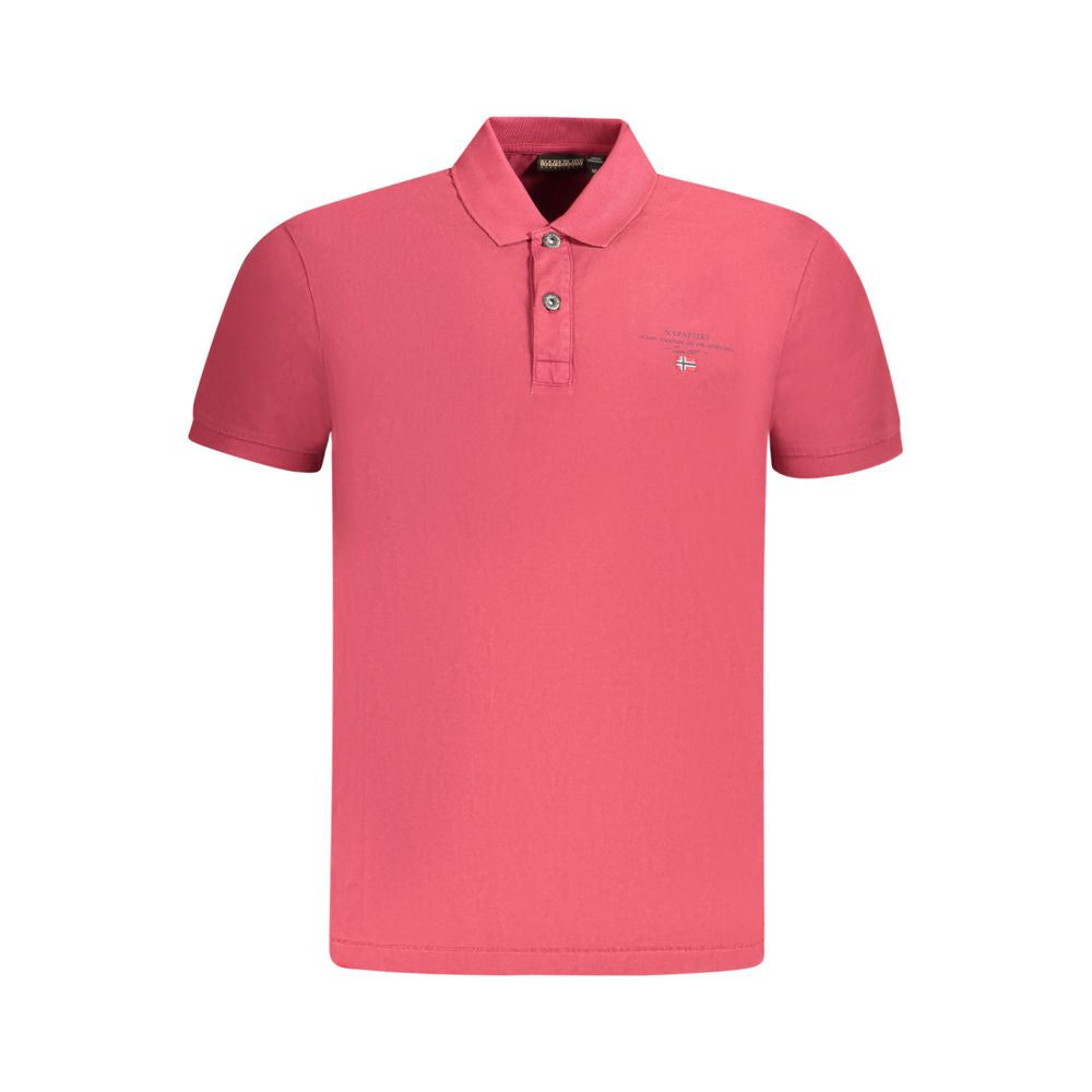 Napapijri Rosso Cotton Men Polo Napapijri