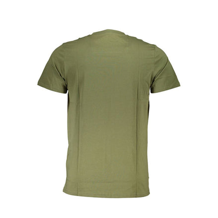 Cavalli Class Verde Cotton Men T-Shirt Cavalli Class