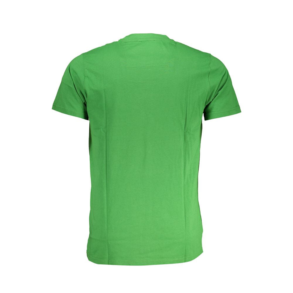 Cavalli Class Verde Cotton Men T-Shirt Cavalli Class