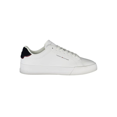 Tommy Hilfiger White Polyethylene Men Sneaker Tommy Hilfiger