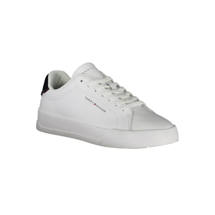 Tommy Hilfiger White Polyethylene Men Sneaker Tommy Hilfiger