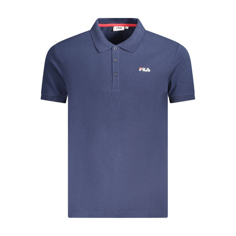 Fila Blue Cotton Men Polo Shirt Fila