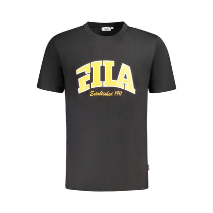Fila Black Cotton Men T-Shirt Fila