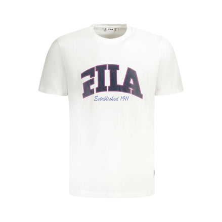 Fila White Cotton Men T-Shirt Fila