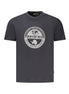 Napapijri Black Cotton Men T-Shirt Napapijri