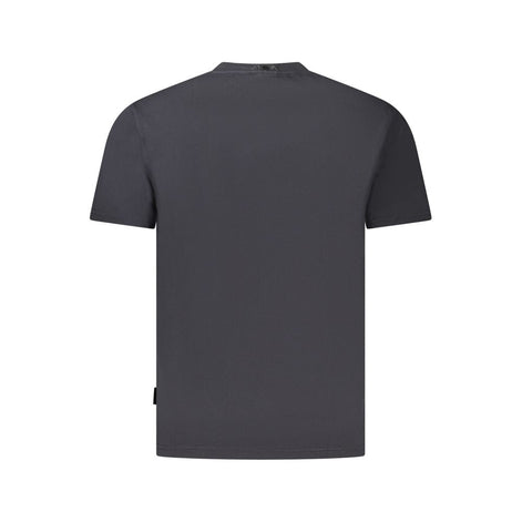 Napapijri Black Cotton Men T-Shirt Napapijri