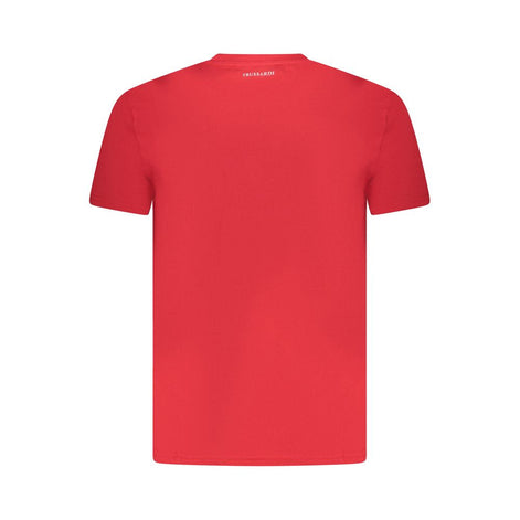 Trussardi Red Cotton Men T-Shirt Trussardi