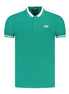 Cavalli Class Green Cotton Men Polo Shirt Cavalli Class