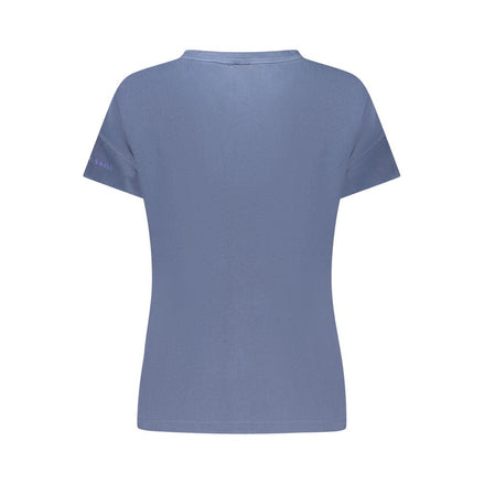 North Sails Blue Cotton Women T-Shirt North Sails