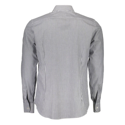 La Martina Blu Cotton Men Shirt La Martina