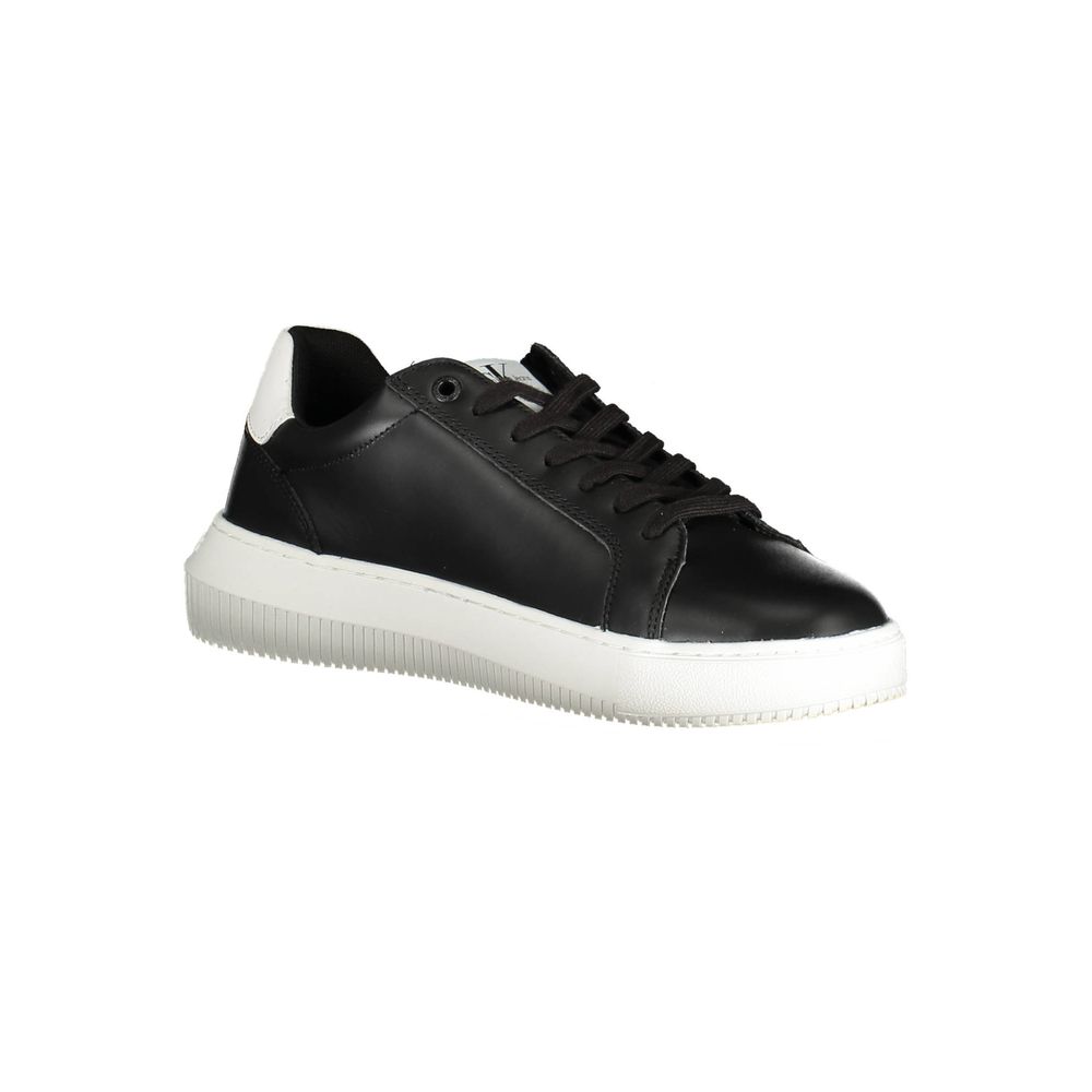 Calvin Klein Black Polyester Athletic Sneakers Calvin Klein