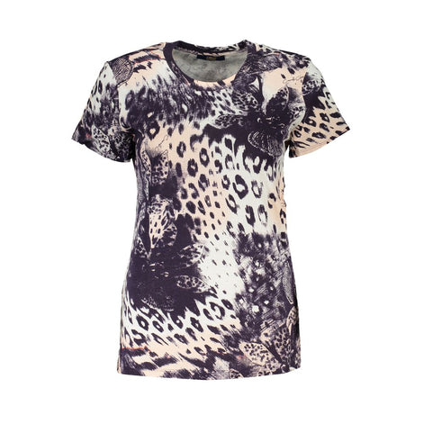 Cavalli Class Pink Cotton Women T-Shirt Cavalli Class