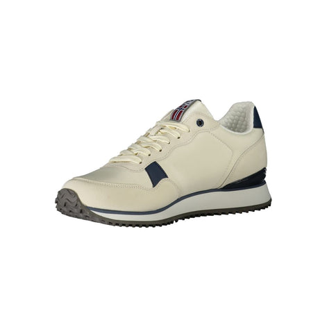 Napapijri White Polyurethane Men Sneaker Napapijri