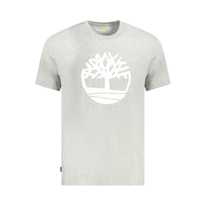 Timberland Grigio Cotton Men T-Shirt Timberland