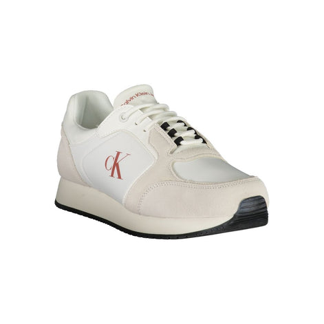 Calvin Klein White Leather Men Sneaker Calvin Klein