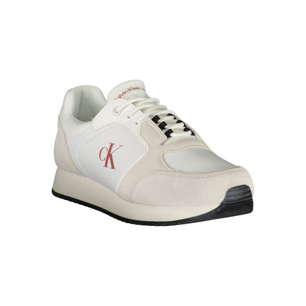 Calvin Klein White Leather Men Sneaker Calvin Klein