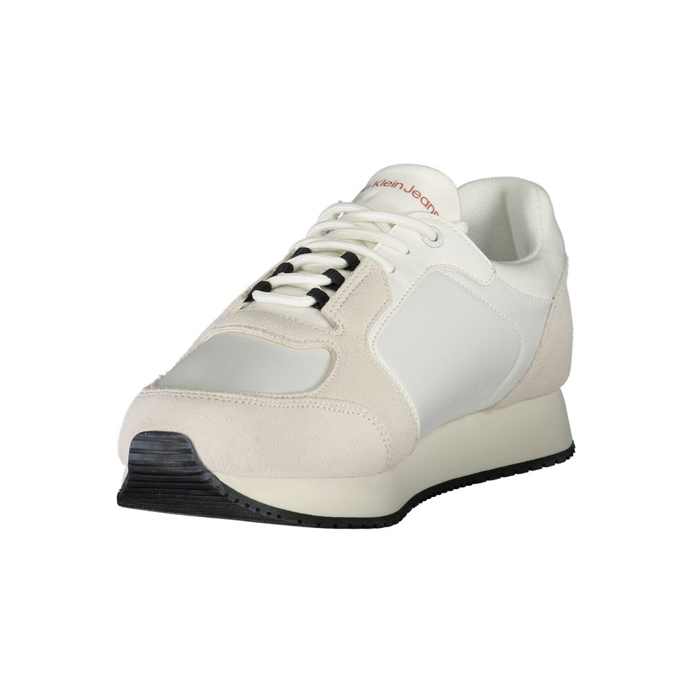 Calvin Klein White Leather Men Sneaker Calvin Klein