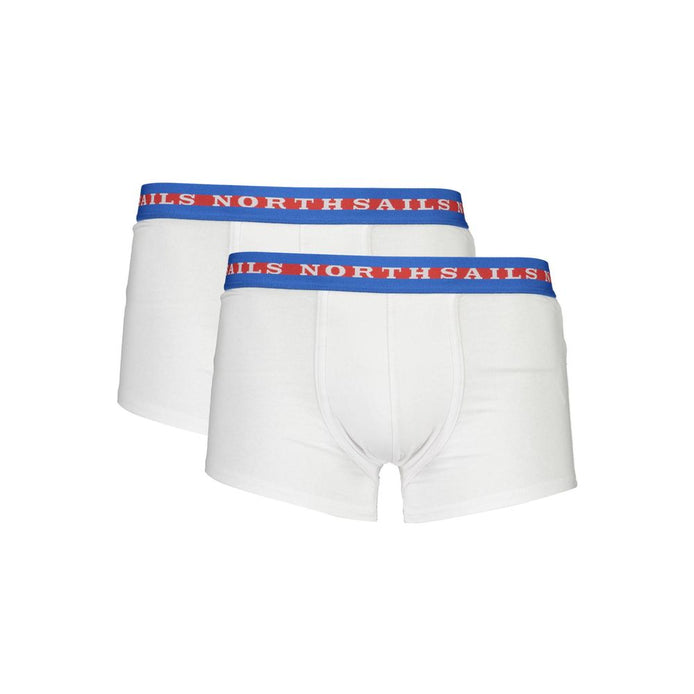 North Sails White Cotton Men Boxer North Sails