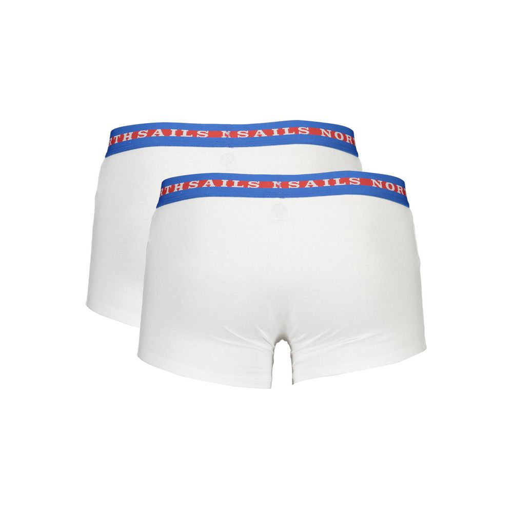 North Sails White Cotton Men Boxer North Sails