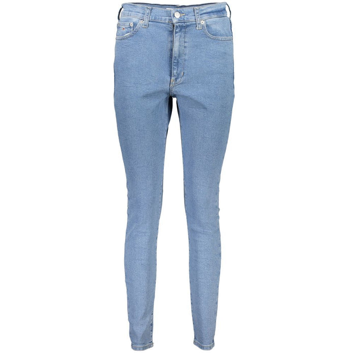 Tommy Hilfiger Blue Cotton Women Skinny Jean Tommy Hilfiger