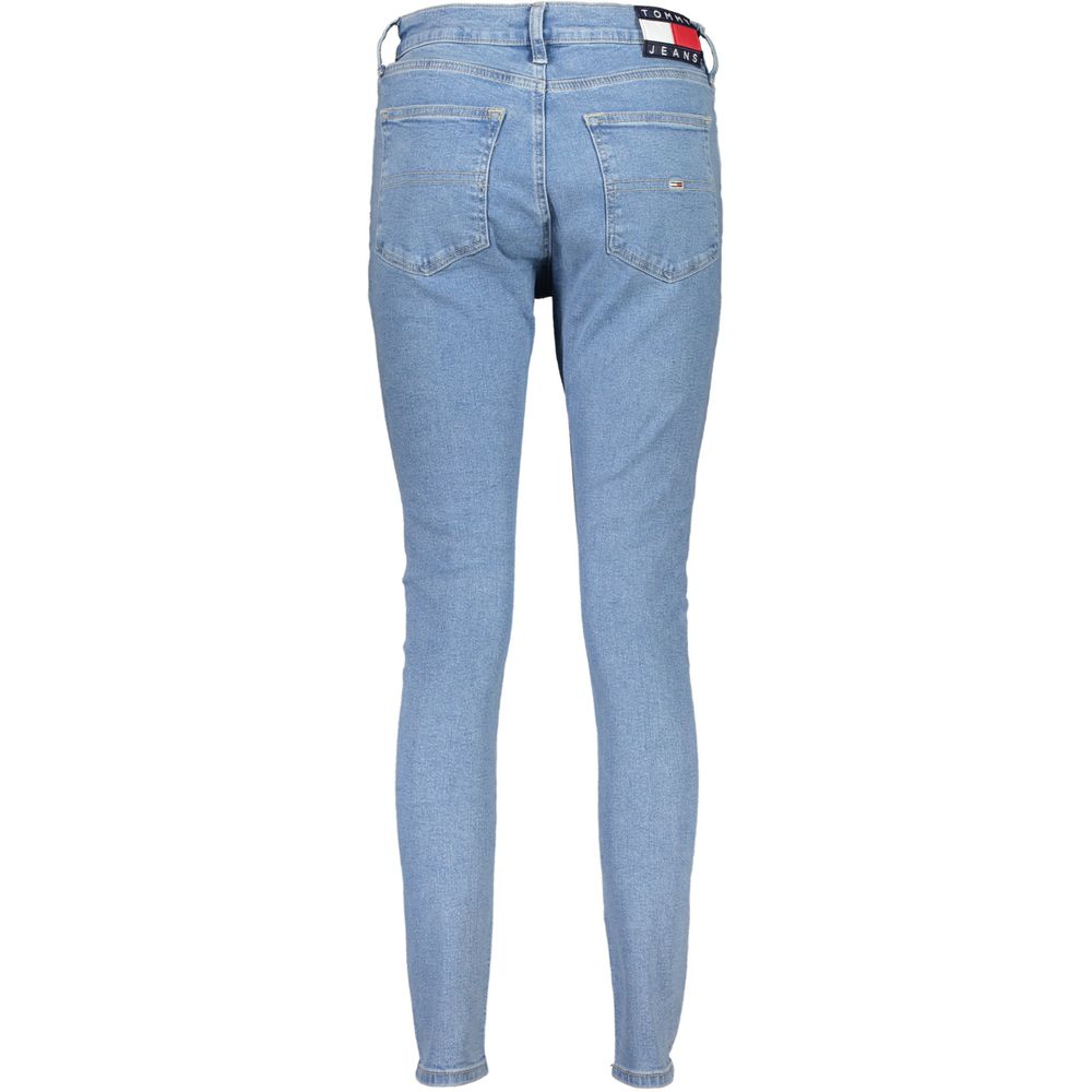 Tommy Hilfiger Blue Cotton Women Skinny Jean Tommy Hilfiger