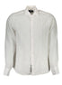 La Martina Bianco Linen Mens Shirt La Martina