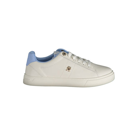 Tommy Hilfiger Light Blue Leather Women Sneaker Tommy Hilfiger