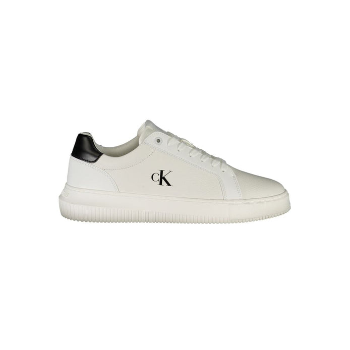 Calvin Klein White Leather Men Sneaker Calvin Klein